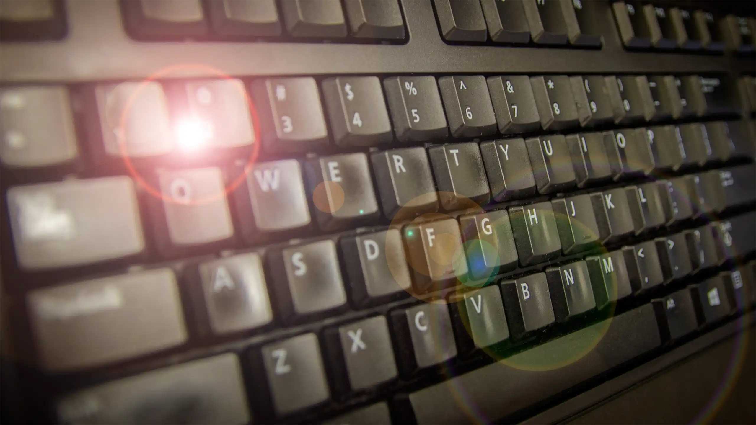 A computer keyboard that represents IT Resources at NC State OR.