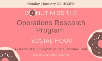 Operation Research Program Social Hour