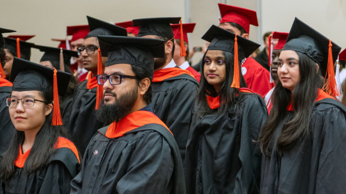 OR Students waiting to graduate.