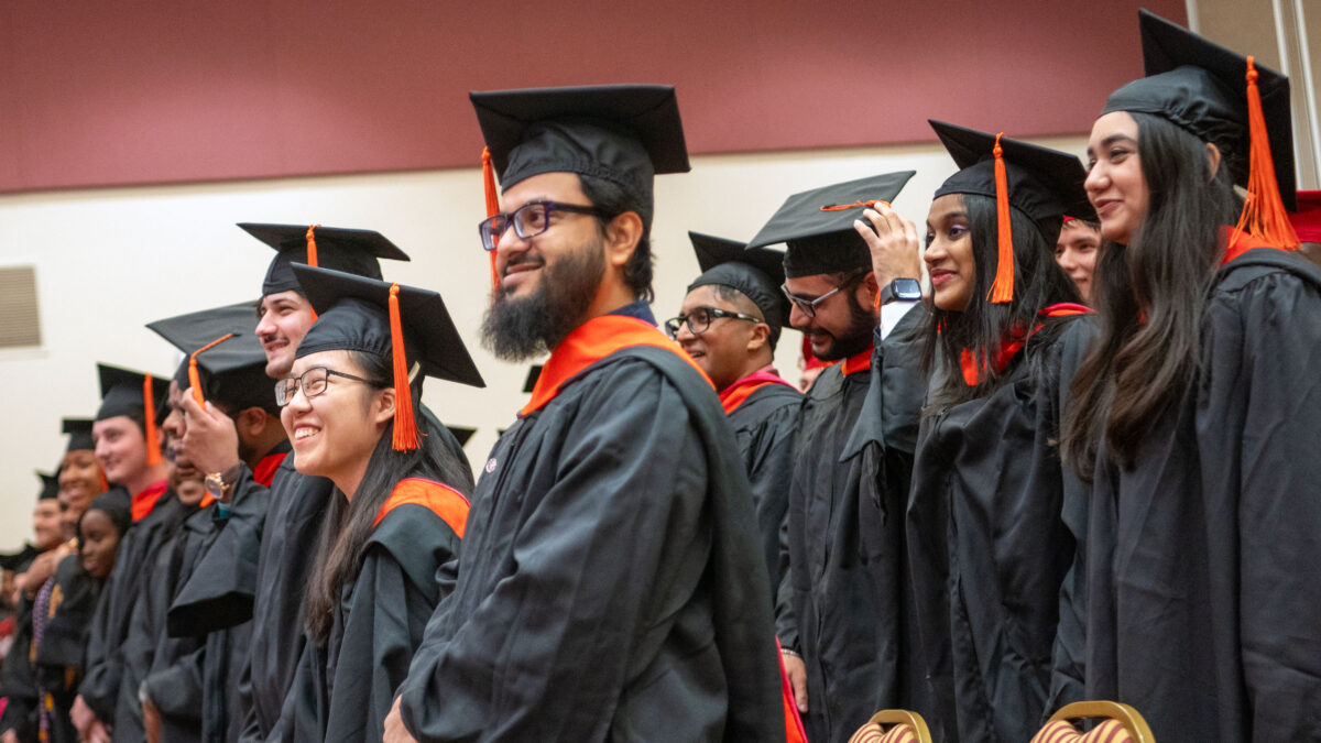 OR Students waiting to graduate.